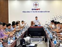 Tổng giám đốc EVNNPT Phạm Lê Phú làm việc với NPTPMB về tình hình thực hiện kế hoạch năm 2022