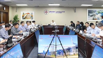 Tổng giám đốc EVN Trần Đình Nhân làm việc với EVNNPT về tình hình hoạt động 3 tháng đầu năm 2022