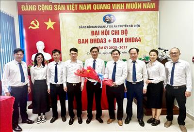 Tổ chức thành công Đại hội Chi bộ Ban ĐHDA 3 + Ban ĐHDA 4  nhiệm kỳ 2025 -2027