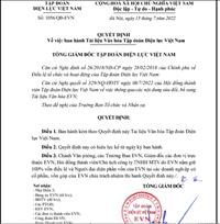 Tập đoàn Điện lực Việt Nam ban hành bộ Tài liệu Văn hóa EVN